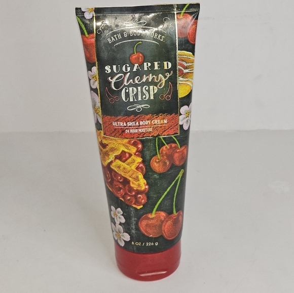 Bath and Body Works Sugar Cherry CrispMoisturizing Ultra Shea Body Cream - Picture 1 of 3